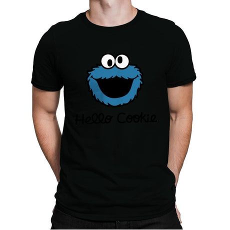 Hello Cookie - Mens Premium T-Shirts RIPT Apparel Small / Black