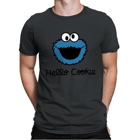 Hello Cookie - Mens Premium T-Shirts RIPT Apparel Small / Heavy Metal