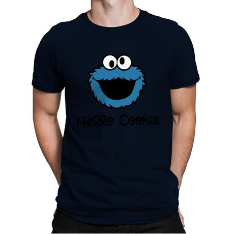 Hello Cookie - Mens Premium T-Shirts RIPT Apparel Small / Midnight Navy