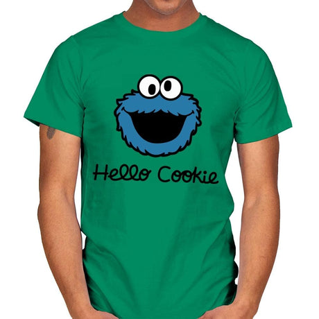 Hello Cookie - Mens T-Shirts RIPT Apparel Small / Kelly