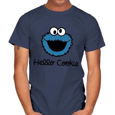 Hello Cookie - Mens T-Shirts RIPT Apparel Small / Navy