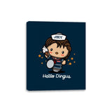 Hello Dingus - Canvas Wraps Canvas Wraps RIPT Apparel 8x10 / Navy