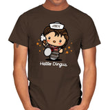 Hello Dingus - Mens T-Shirts RIPT Apparel Small / Dark Chocolate