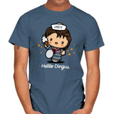 Hello Dingus - Mens T-Shirts RIPT Apparel Small / Indigo Blue