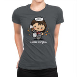 Hello Dingus - Womens Premium T-Shirts RIPT Apparel Small / Heavy Metal
