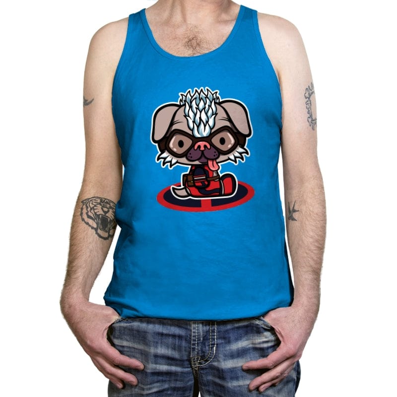 Hello Dogpool - Tanktop Tanktop RIPT Apparel X-Small / Teal
