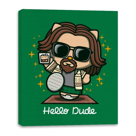 Hello Dude - Canvas Wraps Canvas Wraps RIPT Apparel