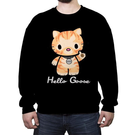 Hello Goose - Crew Neck Sweatshirt Crew Neck Sweatshirt RIPT Apparel