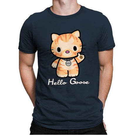 Hello Goose - Mens Premium T-Shirts RIPT Apparel Small / Indigo