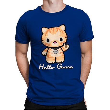 Hello Goose - Mens Premium T-Shirts RIPT Apparel Small / Royal
