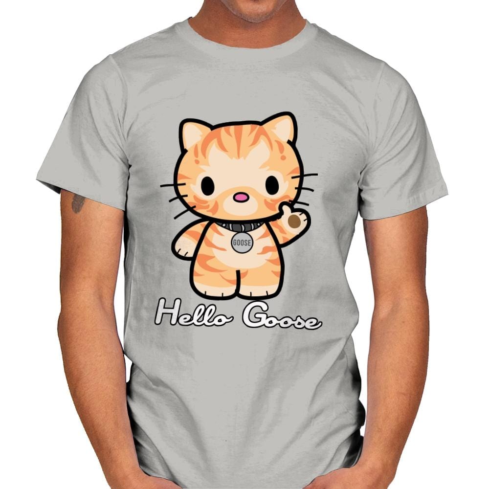 Hello Goose - Mens T-Shirts RIPT Apparel Small / Ice Grey