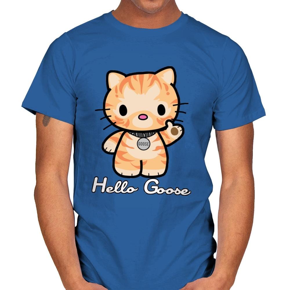 Hello Goose - Mens T-Shirts RIPT Apparel Small / Royal