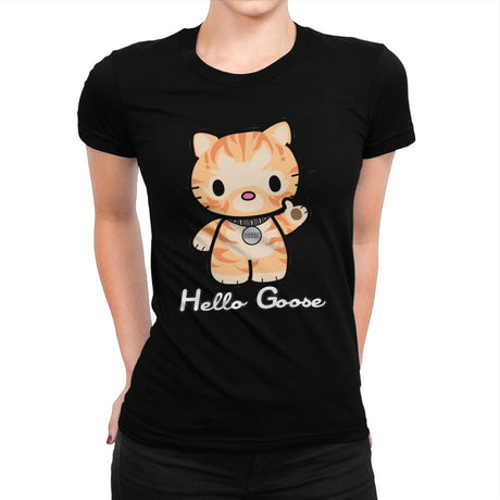 Hello Goose - Womens Premium T-Shirts RIPT Apparel Small / Indigo