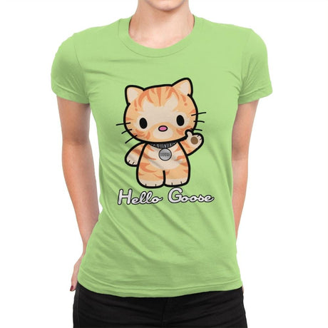 Hello Goose - Womens Premium T-Shirts RIPT Apparel Small / Mint