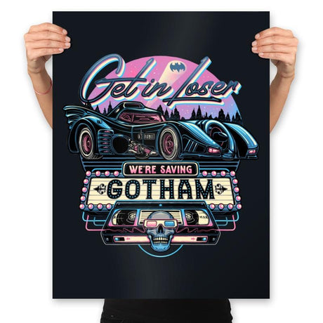 Hello Gotham! - Prints Posters RIPT Apparel 18x24 / Black