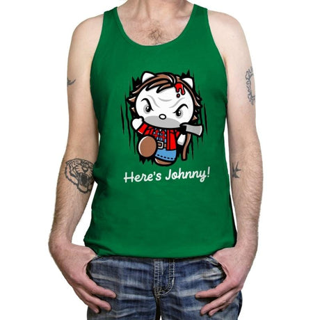 Hello Johnny! - Tanktop Tanktop RIPT Apparel X-Small / Kelly