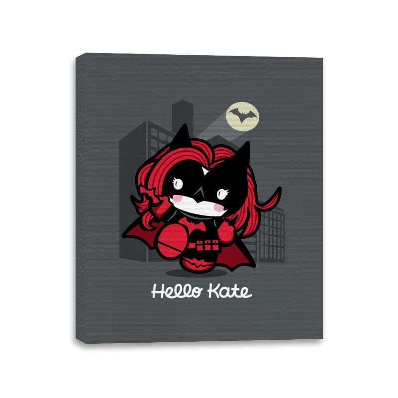 Hello Kate - Canvas Wraps Canvas Wraps RIPT Apparel 11x14 / 3f3f3f