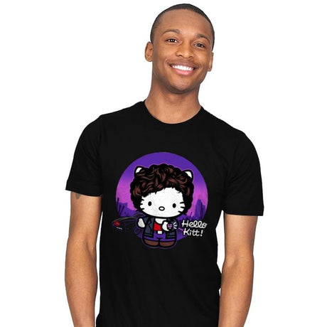 Hello KITT - Mens T-Shirts RIPT Apparel Small / Black