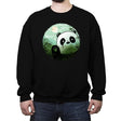 Hello Panda - Crew Neck Sweatshirt Crew Neck Sweatshirt RIPT Apparel Small / Black
