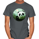 Hello Panda - Mens T-Shirts RIPT Apparel Small / Charcoal