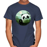 Hello Panda - Mens T-Shirts RIPT Apparel Small / Navy
