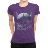 Hello Rapture - Womens Premium T-Shirts RIPT Apparel Small / Purple Rush