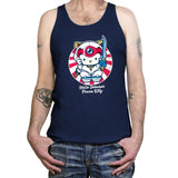 Hello Samurai Pizza Kitty - Tanktop Tanktop RIPT Apparel X-Small / Navy
