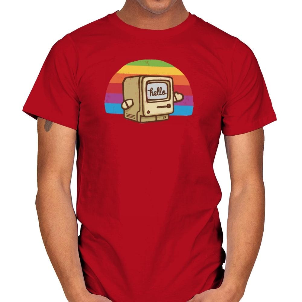 Hello Silicon Valley - Mens T-Shirts RIPT Apparel Small / Red