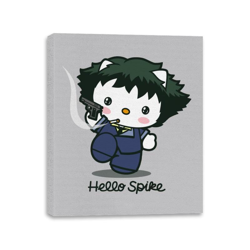 Hello Spike - Canvas Wraps Canvas Wraps RIPT Apparel 11x14 / Heather