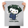 Hello Spike - Prints Posters RIPT Apparel 18x24 / Heather