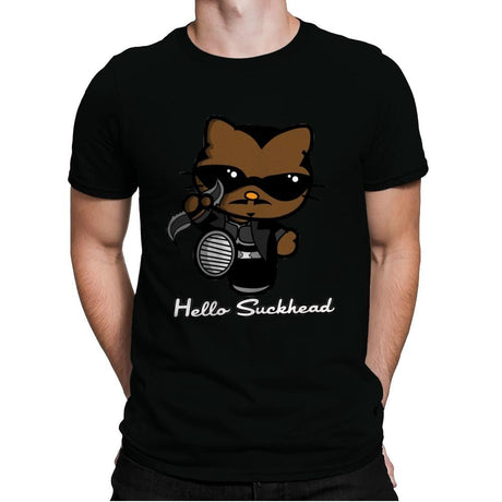Hello Suckhead - Mens Premium T-Shirts RIPT Apparel Small / Black