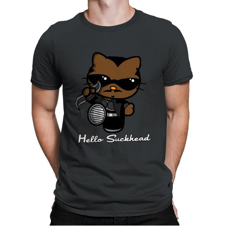 Hello Suckhead - Mens Premium T-Shirts RIPT Apparel Small / Heavy Metal