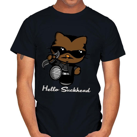 Hello Suckhead - Mens T-Shirts RIPT Apparel Small / Black