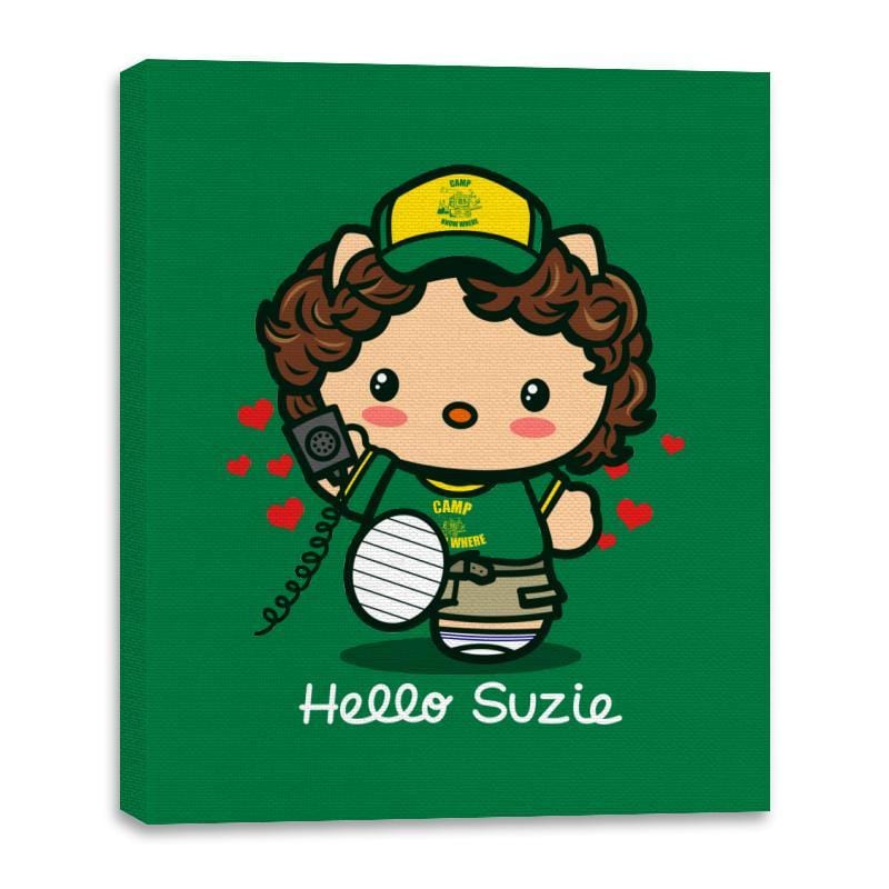 Hello Suzie - Canvas Wraps Canvas Wraps RIPT Apparel 16x20 / Kelly