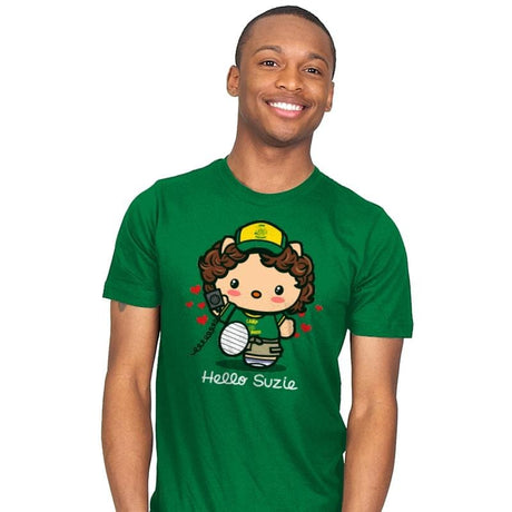 Hello Suzie - Mens T-Shirts RIPT Apparel Small / Kelly