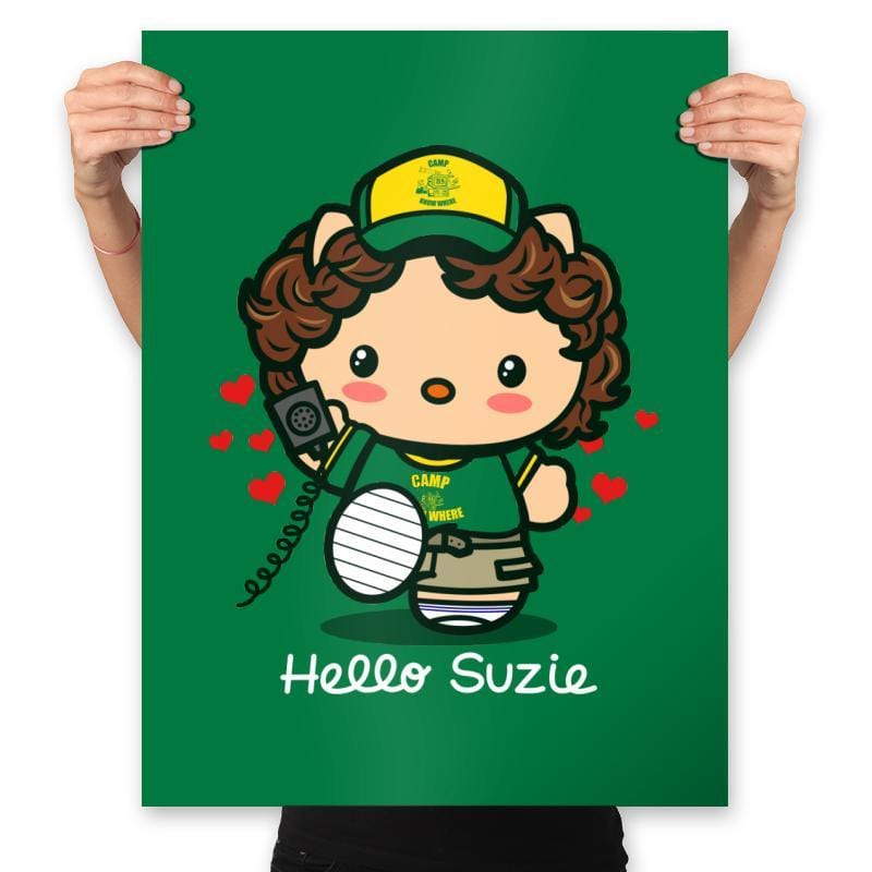 Hello Suzie - Prints Posters RIPT Apparel 18x24 / Kelly