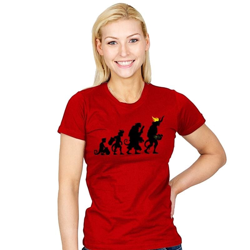 Hellvolution - Womens T-Shirts RIPT Apparel Small / Red