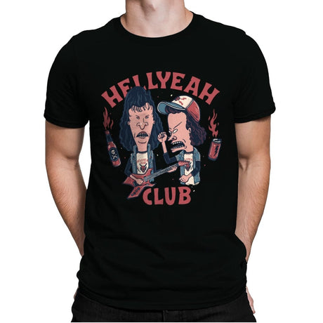 Hellyeah Club - Mens Premium T-Shirts RIPT Apparel Small / Black