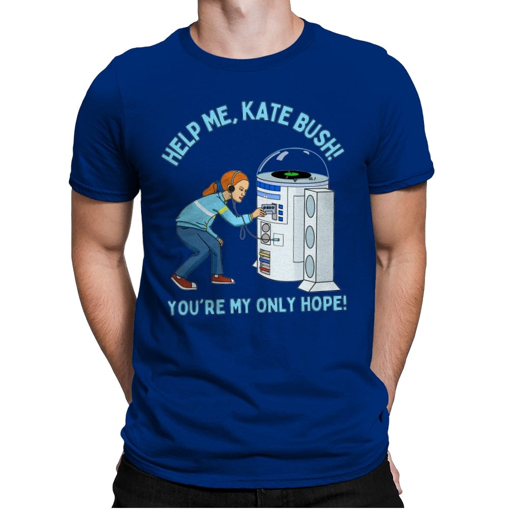 Help Me, Kate Bush! - Mens Premium T-Shirts RIPT Apparel Small / Royal
