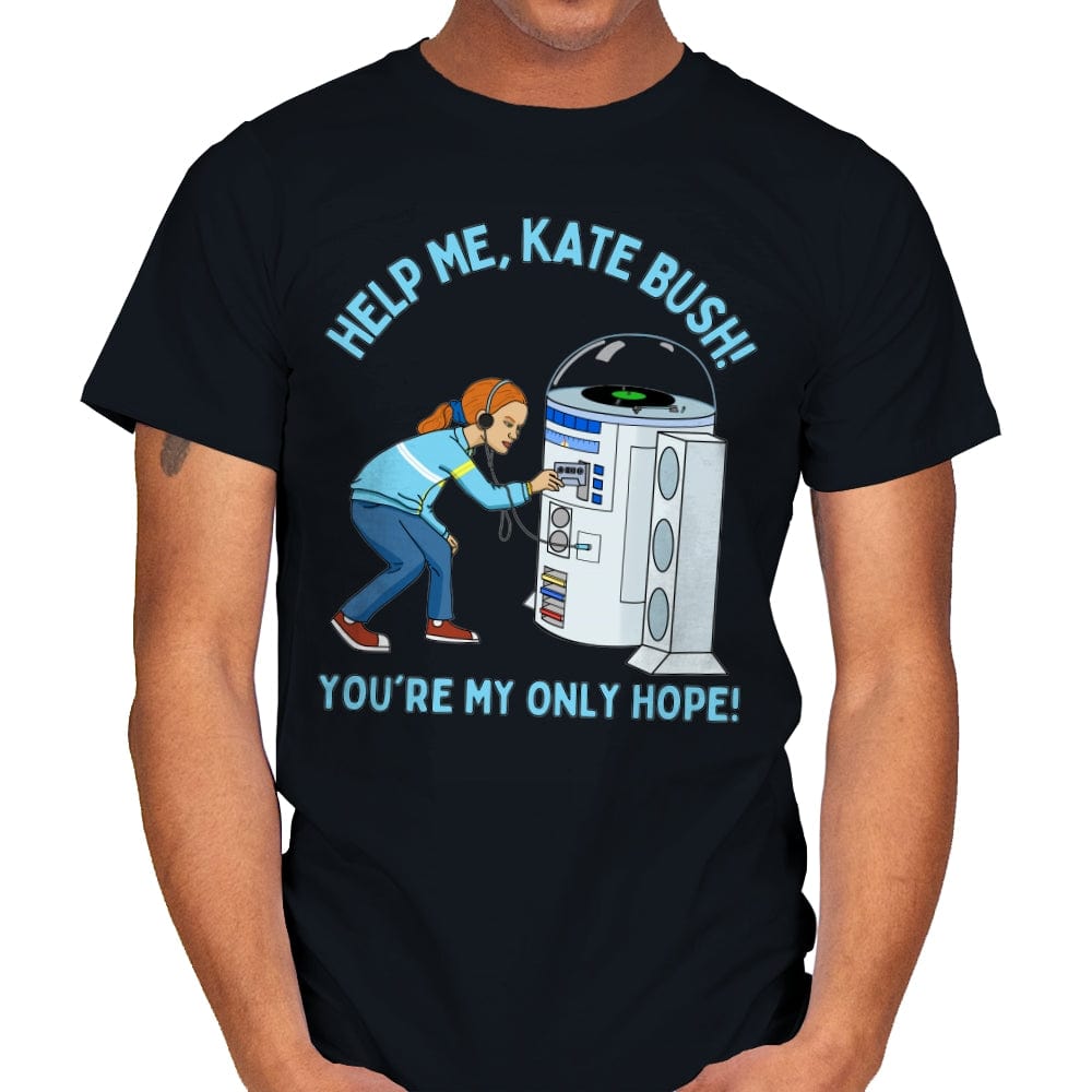 Help Me, Kate Bush! - Mens T-Shirts RIPT Apparel Small / Black