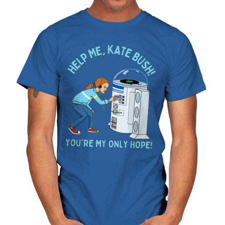 Help Me, Kate Bush! - Mens T-Shirts RIPT Apparel Small / Royal