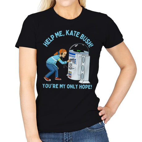 Help Me, Kate Bush! - Womens T-Shirts RIPT Apparel Small / Black