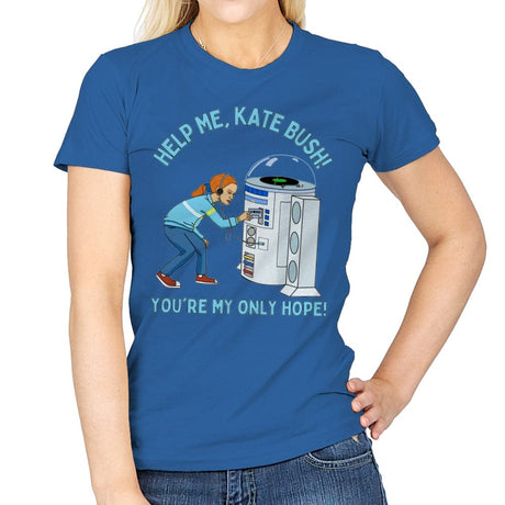 Help Me, Kate Bush! - Womens T-Shirts RIPT Apparel Small / Royal