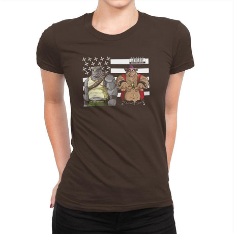 Henchmen Forever Reprint Exclusive - Womens Premium T-Shirts RIPT Apparel Small / Dark Chocolate