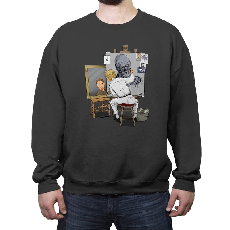 Henry's Portrait - Crew Neck Sweatshirt Crew Neck Sweatshirt RIPT Apparel Small / Charcoal