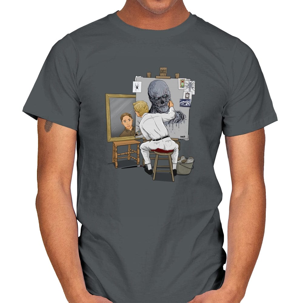 Henry's Portrait - Mens T-Shirts RIPT Apparel Small / Charcoal