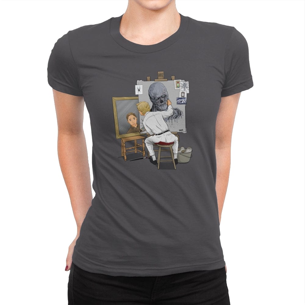 Henry's Portrait - Womens Premium T-Shirts RIPT Apparel Small / Heavy Metal