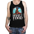 Here for the Food - Tanktop Tanktop RIPT Apparel X-Small / Black