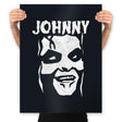 Here's Johnny - Prints Posters RIPT Apparel 18x24 / Black