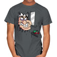 Here's Louis! - Mens T-Shirts RIPT Apparel Small / Charcoal